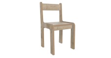 Keukenhof bso stoel zithoogte 35 cm grey craft oak Tangara Groothandel voor de Kinderopvang Kinderdagverblijfinrichting